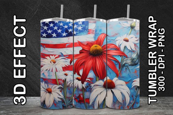 3D Coneflower Tumbler 10: A Vibrant Design Asset for Creative Projects