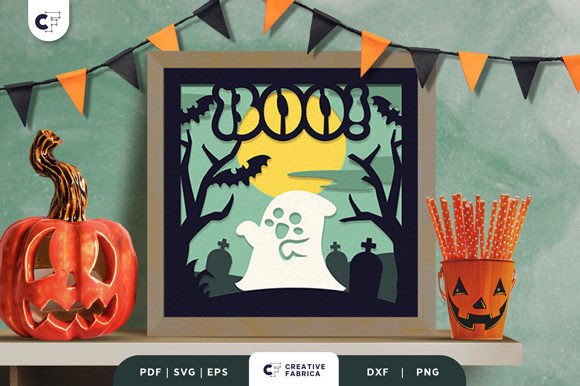 3D Ghost Layered Papercut SVG: Strategic Use for Creative and Marketing Goals