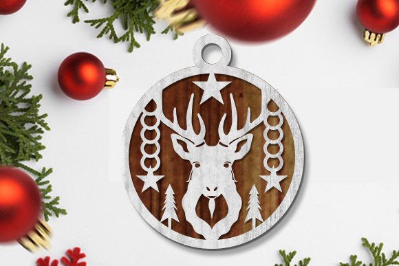 Christmas Ball 3D Laser Cut SVG Design: A Creative Tool for Modern Craftsmanship