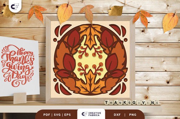 Creating a Thanksgiving Wreath 3D Light Box SVG: A Guide to Rustic Autumn Decor