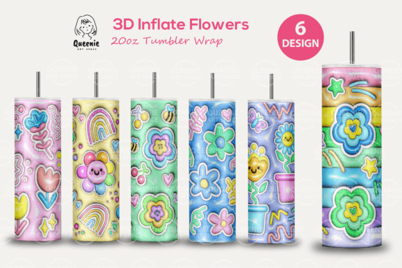 Evaluating the 3D Inflate Flower 20oz Tumbler Wrap for Custom Drinkware Projects
